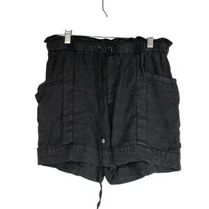 SPLENDID- WOMEN'S XS-  LINEN BLEND CARGO SHORTS W/ DRAWSTRING